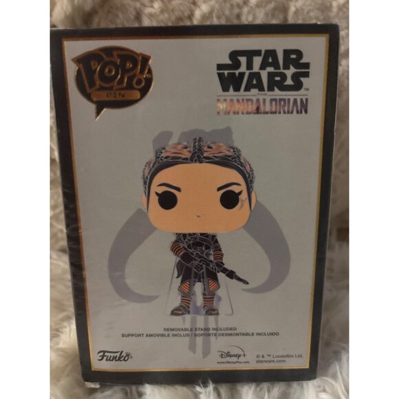 Funko Pop! Pin Star Wars Mandalorian Fennec Shand SE Special Edition Sealed - Picture 7 of 11